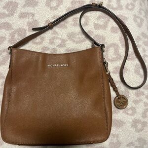 Elegant Brown Leather Tote Bag